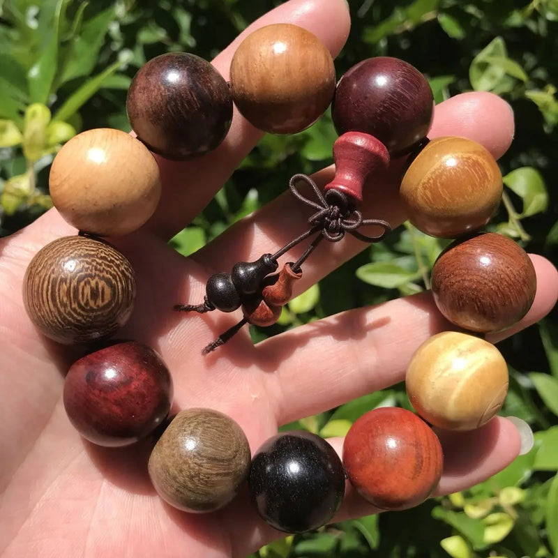 108pcs Sandalwood Prayer Beads Bracelet for Men and Women