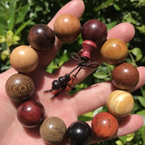 108pcs Sandalwood Prayer Beads Bracelet for Men and Women