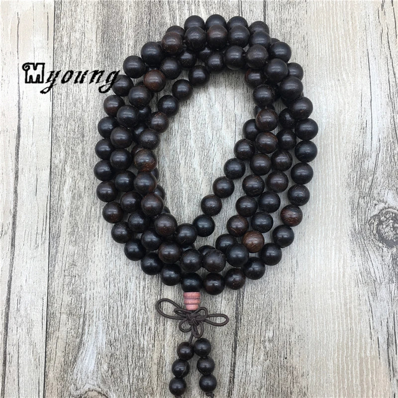 Red Sandalwood Beads Buddha Malas Bracelet Healthy Jewelry