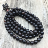 Red Sandalwood Beads Buddha Malas Bracelet Healthy Jewelry