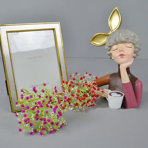 11 Color Artificial Plastic Babysbreath Flower Heads DIY Wedding Wall Decor