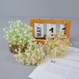 11 Color Artificial Plastic Babysbreath Flower Heads DIY Wedding Wall Decor