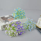 11 Color Artificial Plastic Babysbreath Flower Heads DIY Wedding Wall Decor