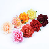 High Silk Roses Flower Wall DIY Brooch Bridal Accessories