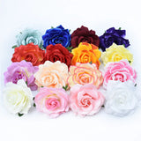 High Silk Roses Flower Wall DIY Brooch Bridal Accessories