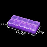 Plastic Organizer Storage Container with Adjustable Dividers