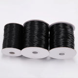 10M Waxed String Cord PU Leather Cord Braided Rope for DIY Necklace Bracelet