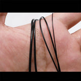 10M Waxed String Cord PU Leather Cord Braided Rope for DIY Necklace Bracelet