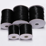 10M Waxed String Cord PU Leather Cord Braided Rope for DIY Necklace Bracelet