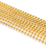 10M/Lot Metal Ball Beads Chain for Necklaces DIY Jewelry Making