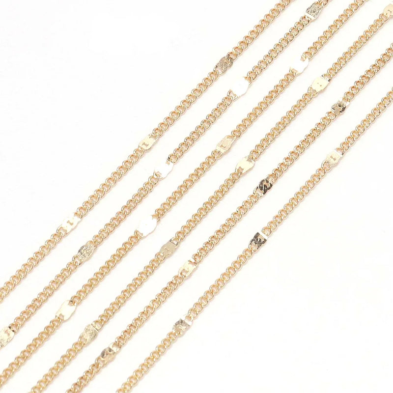 10M Multicolor Metal Gypsophila Chain DIY Jewelry Crafts Accessories