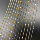 10M Multicolor Metal Gypsophila Chain DIY Jewelry Making Supplies