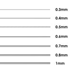 10M Stainless Steel Single Wire Beading Wire DIY Jewelry