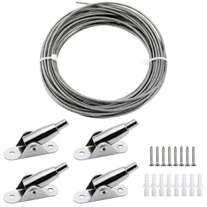10M Stainless Steel Wire Rope Coated 2 mm Curtain Rope