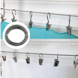 10M Stainless Steel Wire Rope Coated 2 mm Curtain Rope