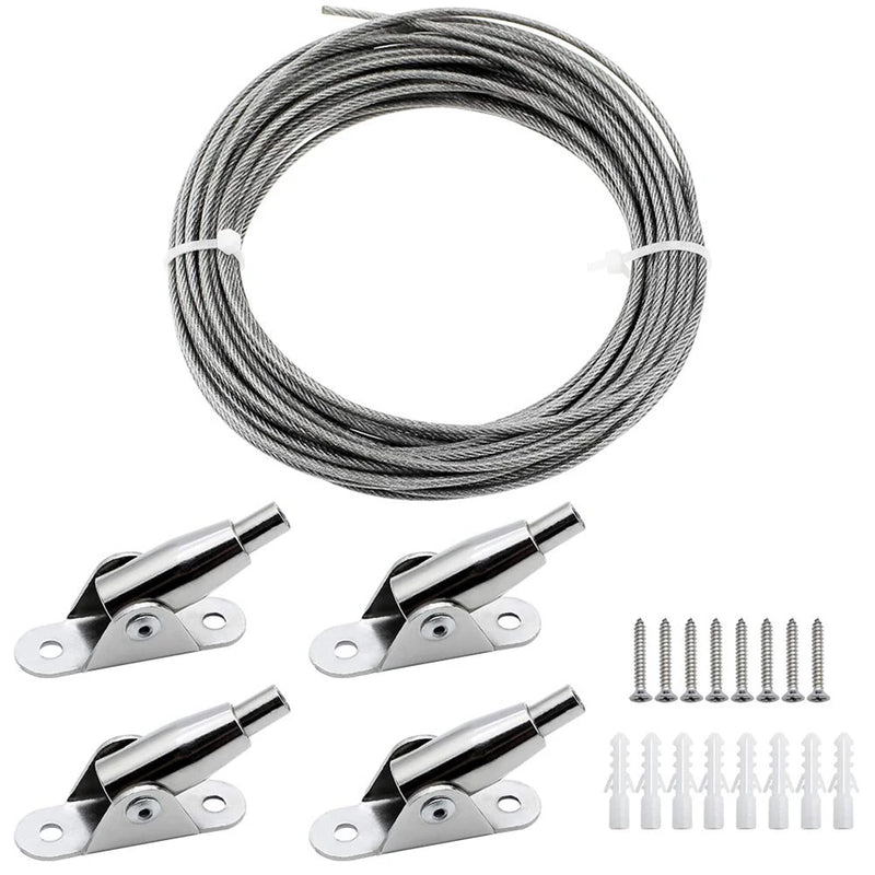 10M Stainless Steel Wire Rope Coated 2 mm Curtain Rope