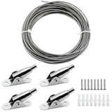10M Stainless Steel Wire Rope Coated 2 mm Curtain Rope