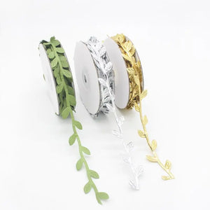 10M/roll Leaf Wreath Ornament Home Decorative Tool