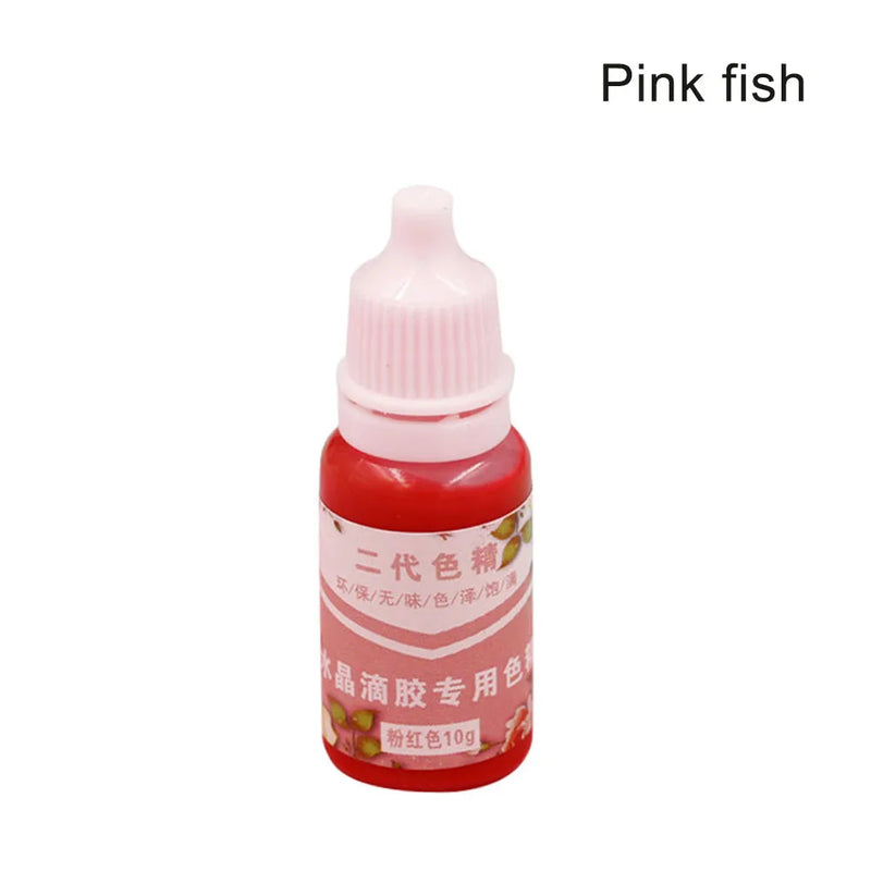 10ML Epoxy Resin Pigment UV Resin Coloring Dye Colorant Resin Pigment 15 Colors