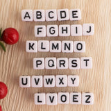 10MM Acrylic Letter Beads Cube Alphabet Jewelry Making DIY Name Bracelet