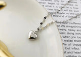 925 Sterling Silver Heart Chain Bracelet TLS317