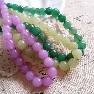 10MM 114Pcs 3 Colors Natural Stone Beads Jewelry Findings