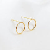 10MM Round Stud Earrings High Jewelry Making Supplies Diy Accessories