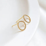 10MM Round Stud Earrings High Jewelry Making Supplies Diy Accessories