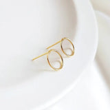 10MM Round Stud Earrings High Jewelry Making Supplies Diy Accessories