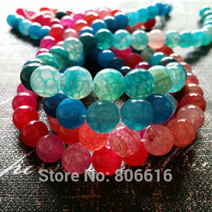10MM 152Pcs Natural Squama Rock Stone Jewelry Beads