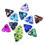 Triangle Rhinestone Glass Stone In Claw Setting For Sewing Wedding Dress