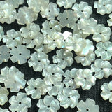 10MM 20Pcs Natural Pearl Mother Yellow Shell Flower Beads