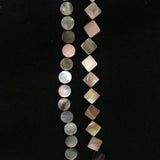 Natural Butterfly Shell Round Square Jewelry Beads 76Pcs