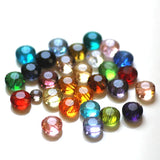 10MM Austria Flat Round Glass Faceted Bead For Bracelet Jewelry Making