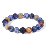 10MM Beads Bracelet Mix Agates Quartz Crystal Matte Stone