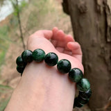 10MM Green Seraphinite Bracelet Women Men Clinochlore Crystal