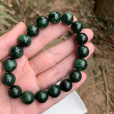 10MM Green Seraphinite Bracelet Women Men Clinochlore Crystal