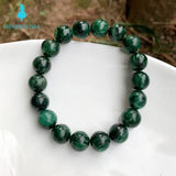 10MM Green Seraphinite Bracelet Women Men Clinochlore Crystal