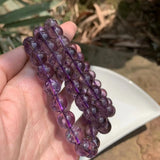 10MM Amethyst Quartz Crystal High Frequency Bracelets