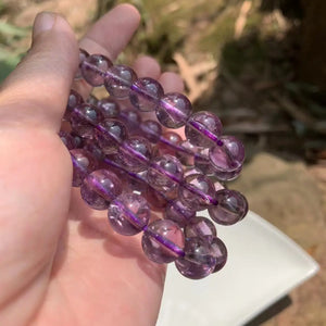 10MM Amethyst Quartz Crystal High Frequency Bracelets