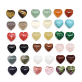 10MM Natural Stone Heart for Earrings, Necklace