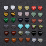 10MM Natural Stone Heart for Earrings, Necklace