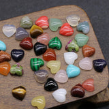 10MM Natural Stone Heart for Earrings, Necklace
