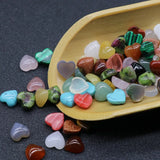10MM Natural Stone Heart for Earrings, Necklace
