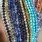 10MM Natural Stone Bead Spacer Charms for Jewelry Making DIY Bracelet