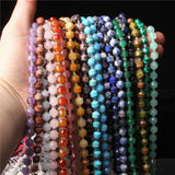 10MM Natural Stone Bead Spacer Charms for Jewelry Making DIY Bracelet
