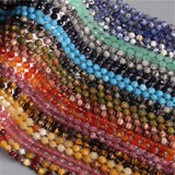 10MM Natural Stone Bead Spacer Charms for Jewelry Making DIY Bracelet