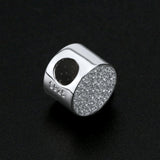 10MM Bezel Beads Settings Breast Milk Resin Pendant 925 Sterling Silver