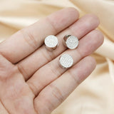 10MM Bezel Beads Settings Breast Milk Resin Pendant 925 Sterling Silver