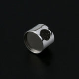 10MM Bezel Beads Settings Breast Milk Resin Pendant 925 Sterling Silver